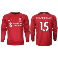 Fotbalové Dres Liverpool Chamberlain #15 Domácí 2022-23 Dlouhý Rukáv